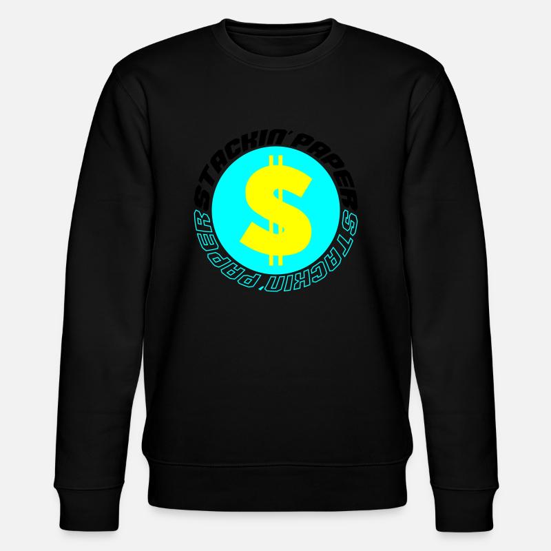 Papier empilé 003 - Sweat bio CHANGER Stanley/Stella Unisexe - noir