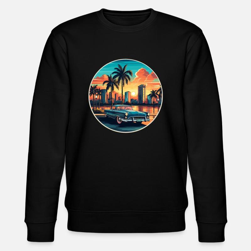 Cuba - Stanley/Stella Unisex Bio-Sweatshirt CHANGER  - Schwarz