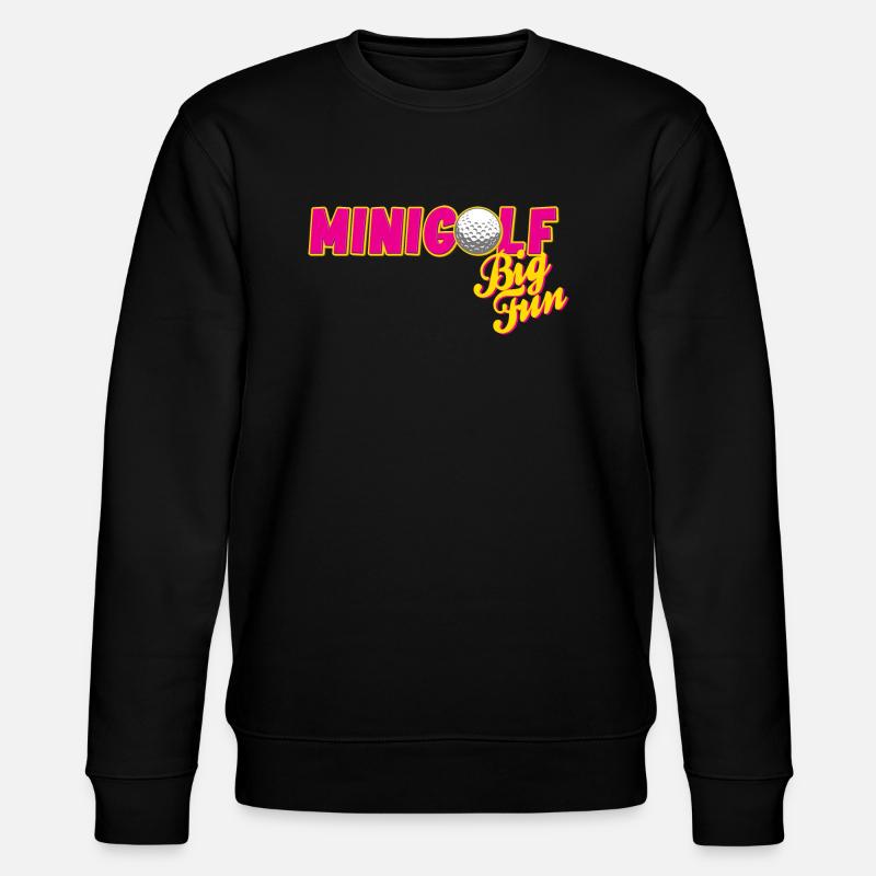 Minigolf big fun - Stanley/Stella Unisex Bio-Sweatshirt CHANGER  - Schwarz