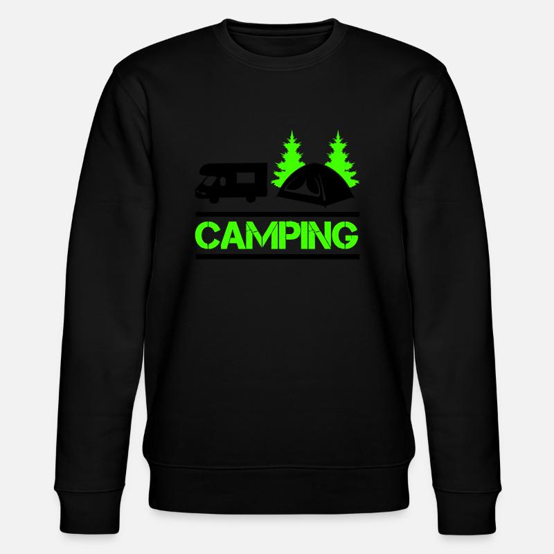 Camping 01 - Sweat bio CHANGER Stanley/Stella Unisexe - noir