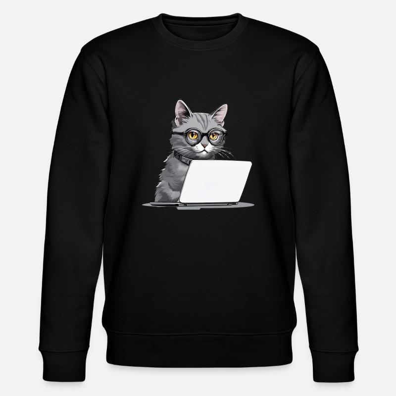 Schüler-Chat - Stanley/Stella Unisex Bio-Sweatshirt CHANGER  - Schwarz