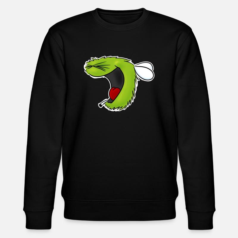 Hahahahaha -Hummel - Stanley/Stella Unisex Bio-Sweatshirt CHANGER  - Schwarz
