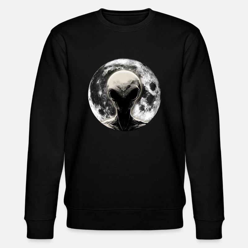 Alien Moonlight - Stanley/Stella Unisex Bio-Sweatshirt CHANGER  - Schwarz