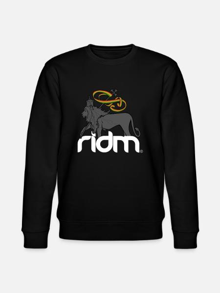 ridm lion - Stanley/Stella Unisex Bio-Sweatshirt CHANGER - Schwarz