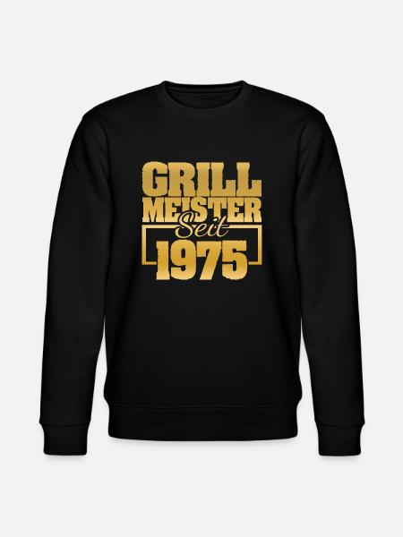 1975 - Stanley/Stella CHANGER Unisex Organic Sweatshirt - black