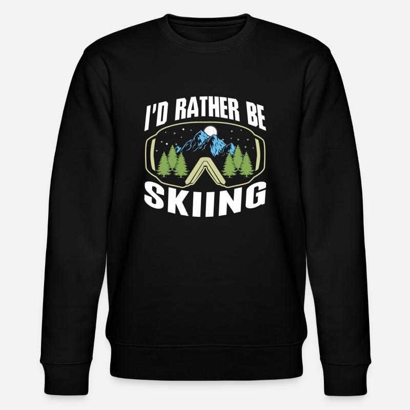 Ski skiing - Sweat bio CHANGER Stanley/Stella Unisexe - noir