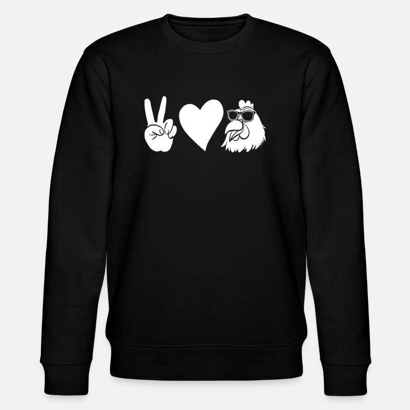 Poules Poule - Sweat bio CHANGER Stanley/Stella Unisexe - noir