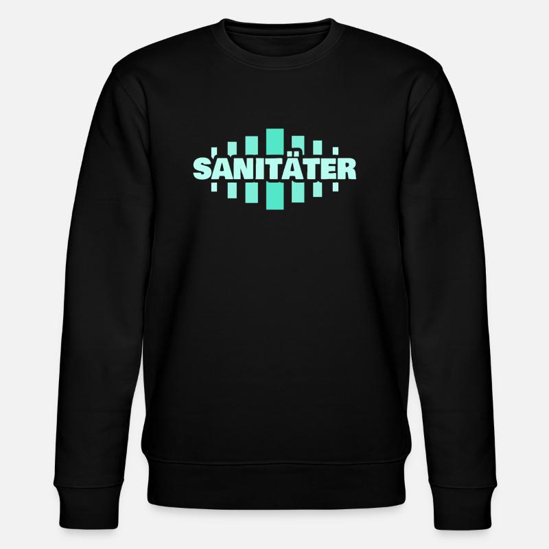 Beruf Sanitaeter - Stanley/Stella Unisex Bio-Sweatshirt CHANGER  - Schwarz