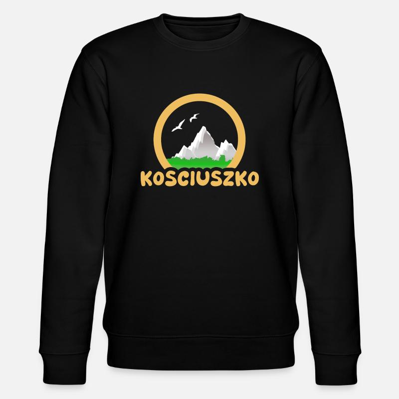 Kosciuszko - Stanley/Stella Unisex Bio-Sweatshirt CHANGER  - Schwarz