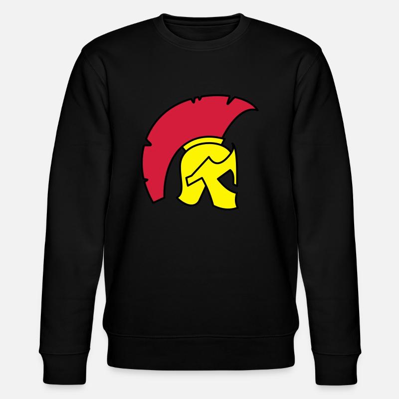 Spartan Helm - Stanley/Stella Unisex Bio-Sweatshirt CHANGER  - Schwarz