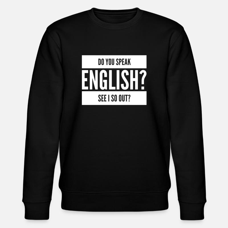 witziger Spruch - Stanley/Stella Unisex Bio-Sweatshirt CHANGER  - Schwarz