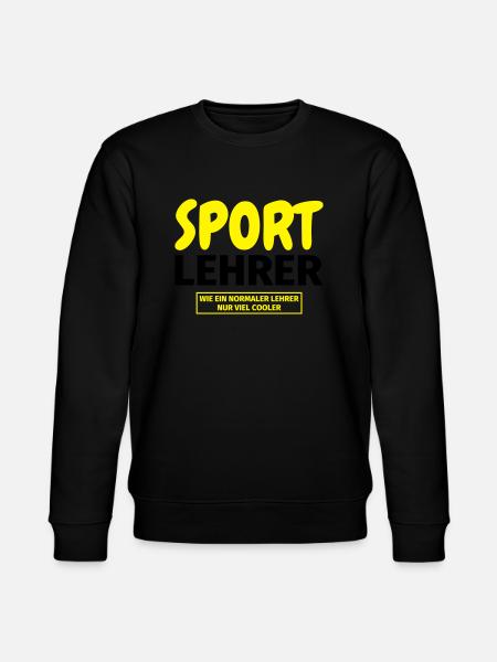 Sportlehrer Geschenk - Stanley/Stella Unisex Bio-Sweatshirt CHANGER - Schwarz