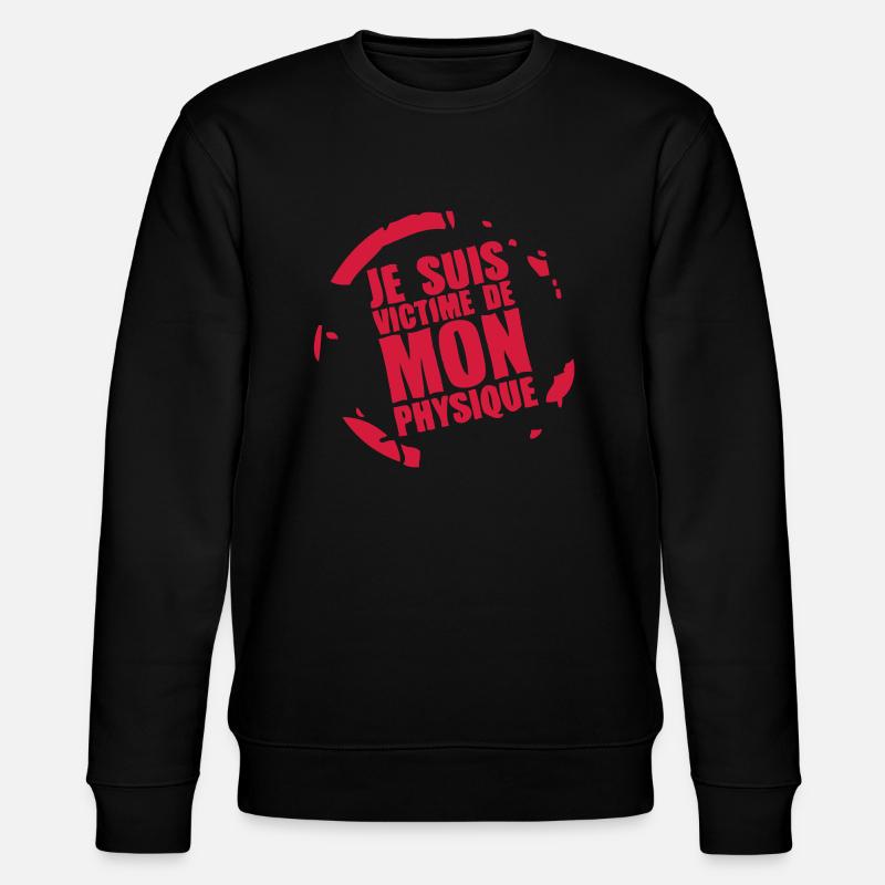 victime de mon physique1 - Sweat bio CHANGER Stanley/Stella Unisexe - noir