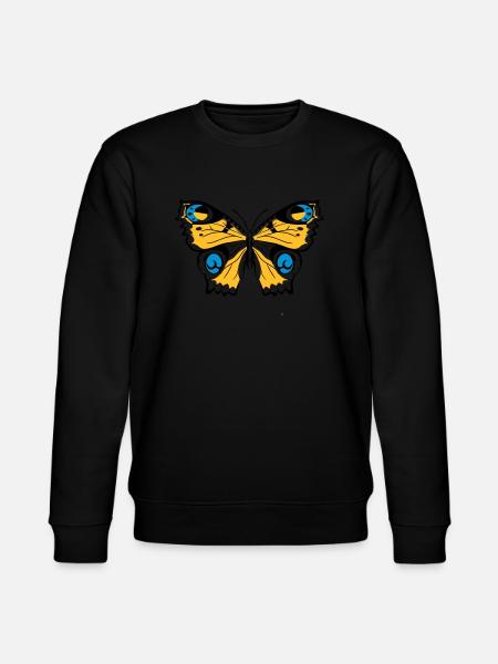 PFAUENAUGE - Stanley/Stella Unisex Bio-Sweatshirt CHANGER - Schwarz