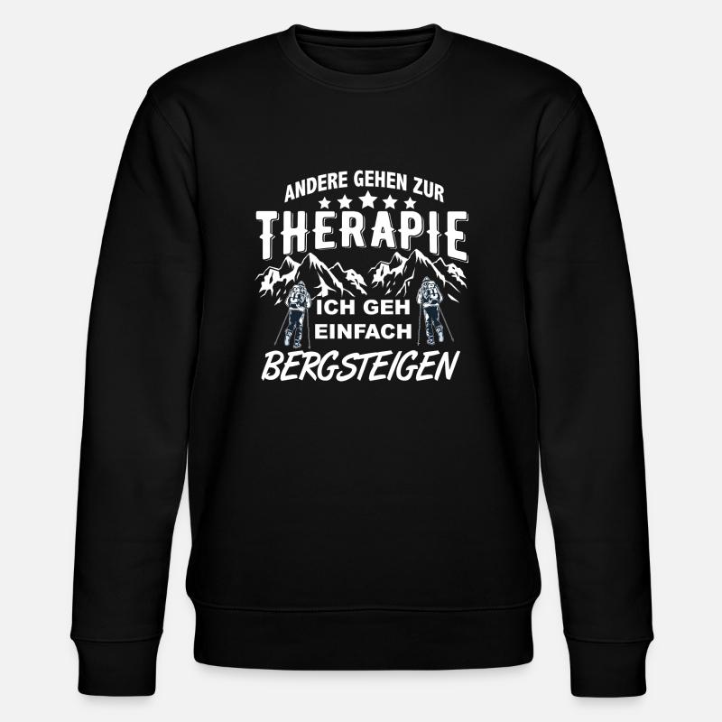 Bergsteigen - Stanley/Stella Unisex Bio-Sweatshirt CHANGER  - Schwarz