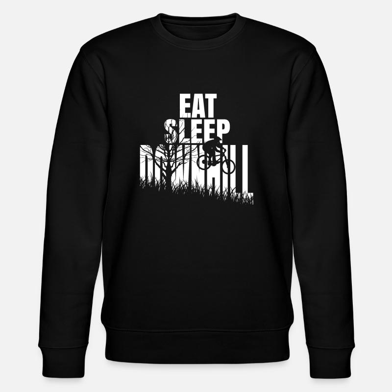 Downhill Geschenk Downhiller shirt - Stanley/Stella Unisex Bio-Sweatshirt CHANGER  - Schwarz