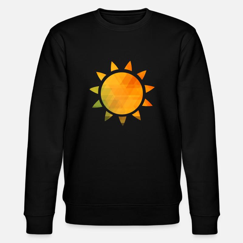 Sonne - Stanley/Stella Unisex Bio-Sweatshirt CHANGER  - Schwarz