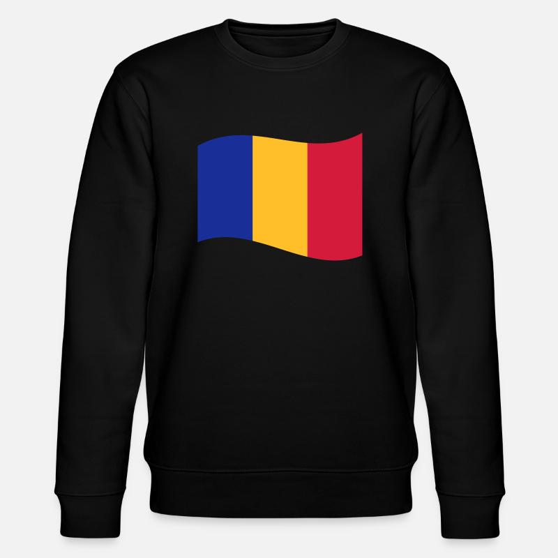 romania - Stanley/Stella Unisex Bio-Sweatshirt CHANGER  - Schwarz