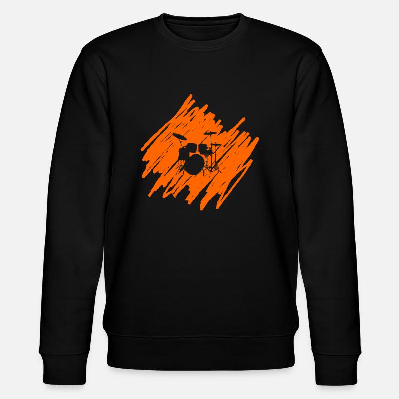 batterie - Sweat bio CHANGER Stanley/Stella Unisexe - noir