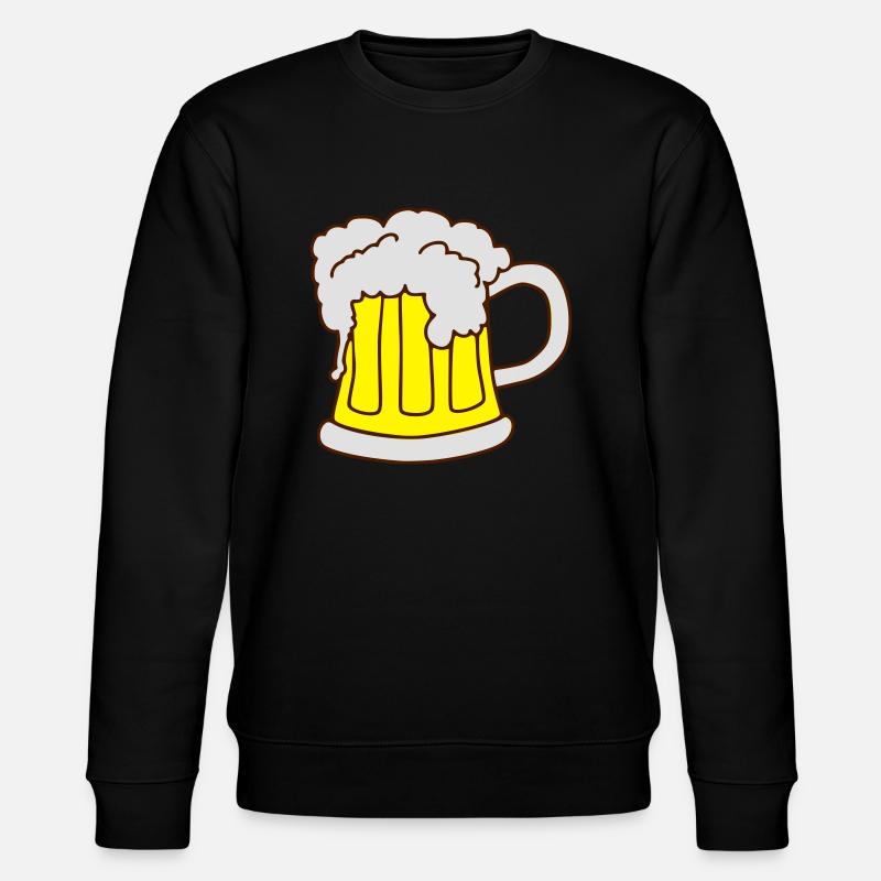Bierkrug - Stanley/Stella Unisex Bio-Sweatshirt CHANGER  - Schwarz