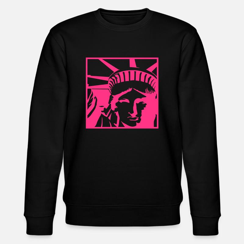 Freiheitsstatue - Stanley/Stella Unisex Bio-Sweatshirt CHANGER  - Schwarz