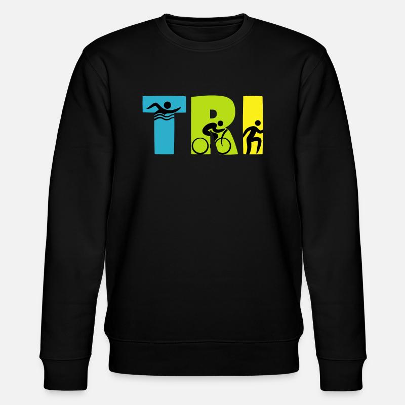 triathlon - Stanley/Stella Unisex Bio-Sweatshirt CHANGER  - Schwarz