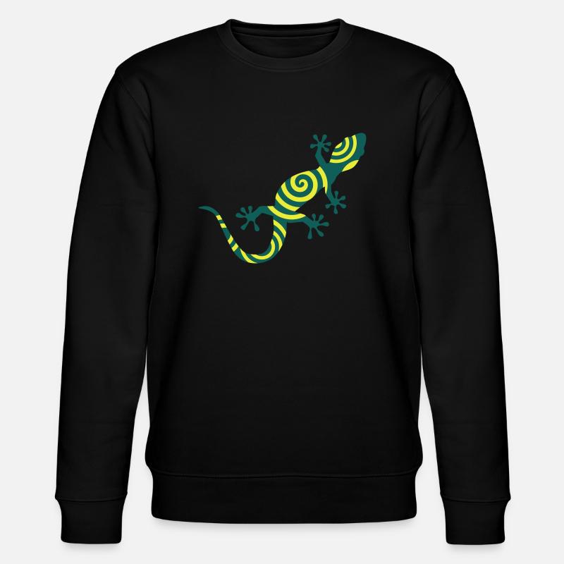 Gecko - Stanley/Stella Unisex Bio-Sweatshirt CHANGER  - Schwarz