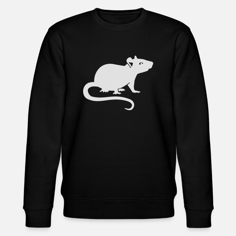 Ratte - Stanley/Stella Unisex Bio-Sweatshirt CHANGER  - Schwarz