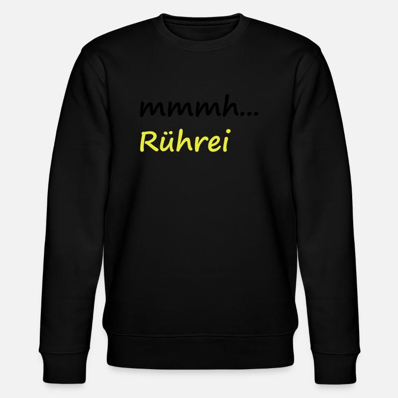 mmmh Rührei - Stanley/Stella Unisex Bio-Sweatshirt CHANGER  - Schwarz