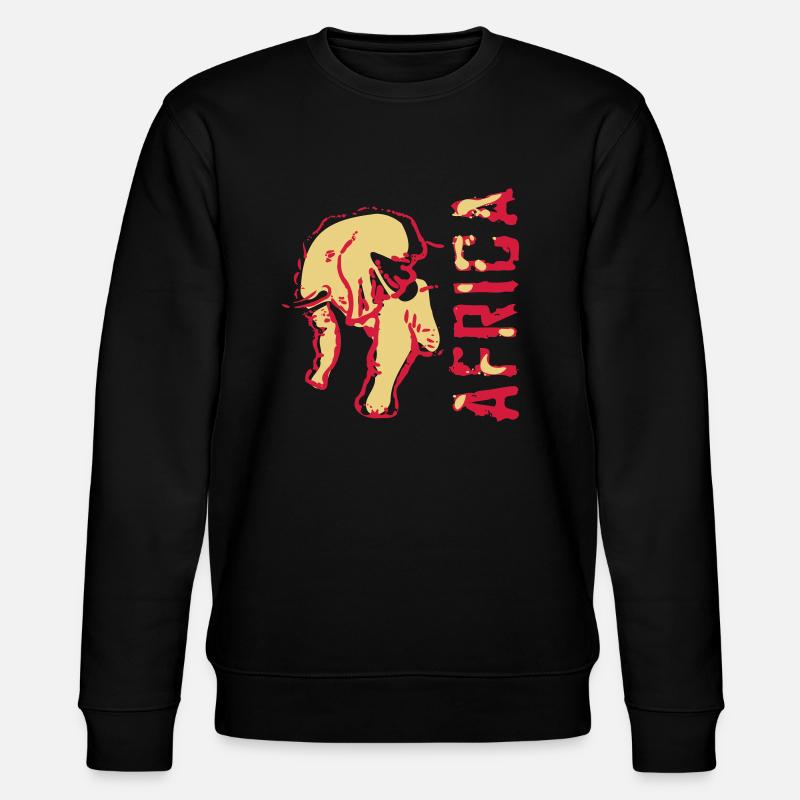 Afrique Animal - Sweat bio CHANGER Stanley/Stella Unisexe - noir
