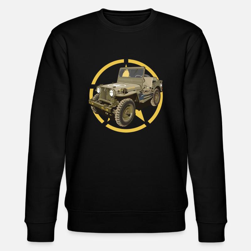 Véhicule militaire hors route - Sweat bio CHANGER Stanley/Stella Unisexe - noir