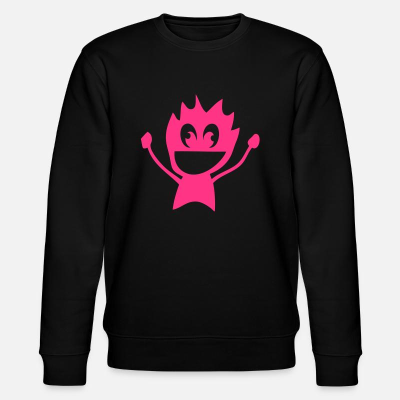 personnage rigolo sourire 2 - Sweat bio CHANGER Stanley/Stella Unisexe - noir