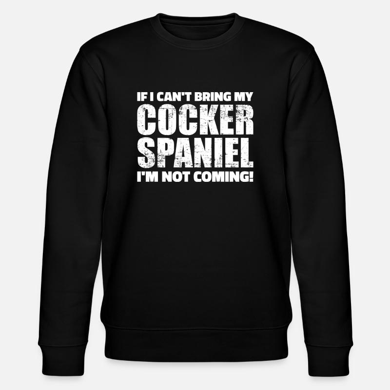 Cocker Spaniel - Stanley/Stella Unisex Bio-Sweatshirt CHANGER  - Schwarz