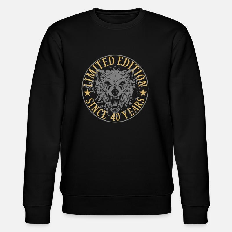 40 Wolf Limited Edition clear - Sweat bio CHANGER Stanley/Stella Unisexe - noir
