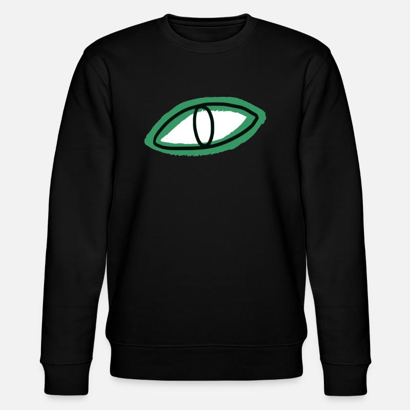 Auge - Stanley/Stella Unisex Bio-Sweatshirt CHANGER - Schwarz