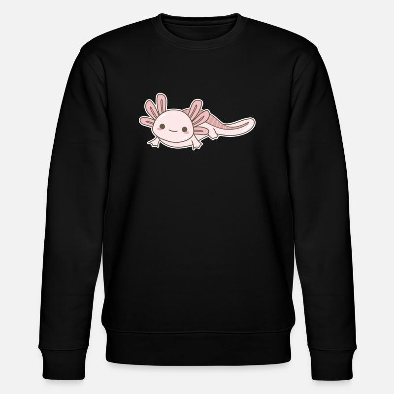 Axolotl - Stanley/Stella Unisex Bio-Sweatshirt CHANGER  - Schwarz