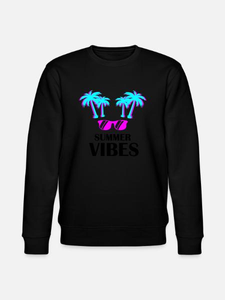 Summer Vibes - Stanley/Stella CHANGER Unisex Organic Sweatshirt - black