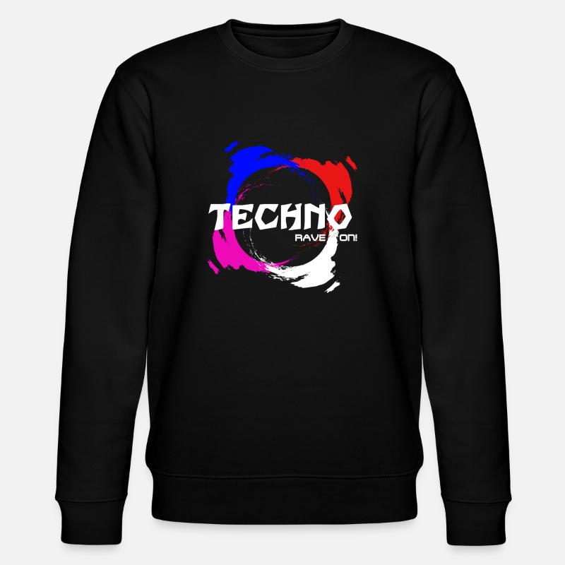 Rave On! - Stanley/Stella Unisex Bio-Sweatshirt CHANGER - Schwarz