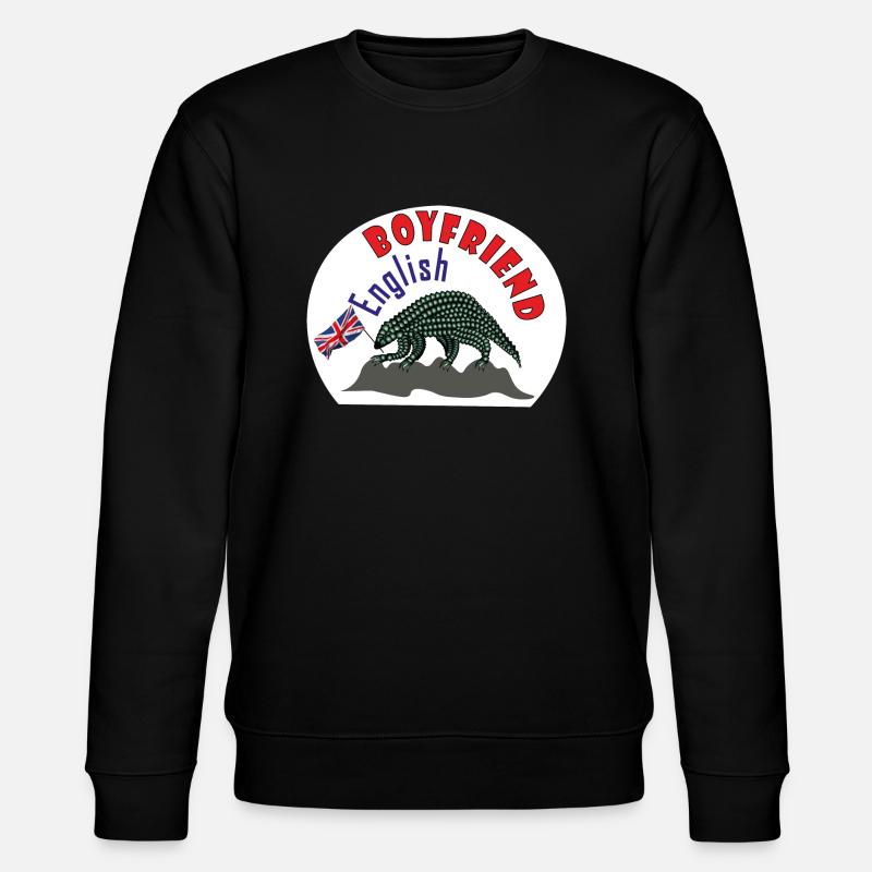 Garçon anglais papa pangolin - Sweat bio CHANGER Stanley/Stella Unisexe - noir