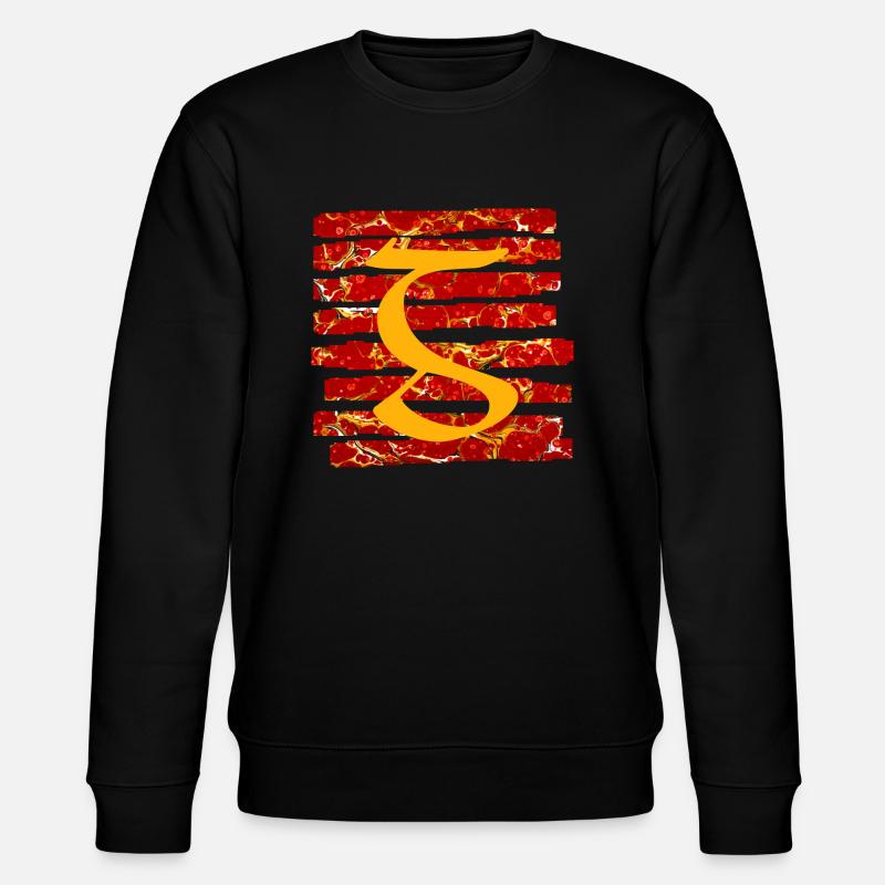 Stripes E 232 g - Stanley/Stella CHANGER Unisex Organic Sweatshirt - black