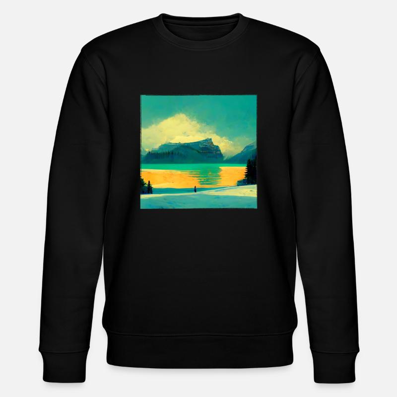 Wunderschöne Natur - Stanley/Stella Unisex Bio-Sweatshirt CHANGER  - Schwarz