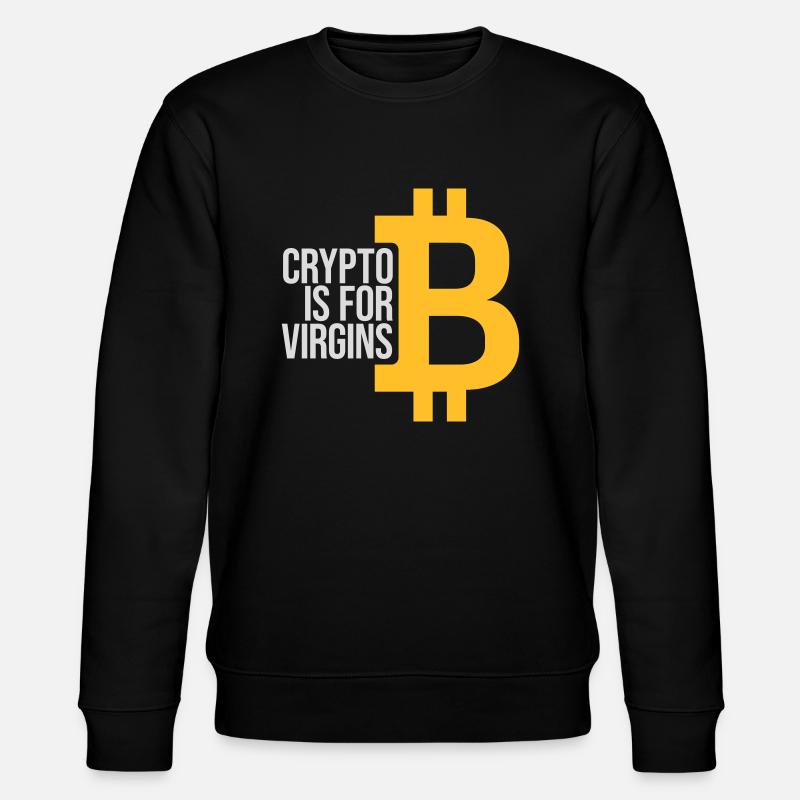 Crypto est pour les vierges - Sweat bio CHANGER Stanley/Stella Unisexe - noir