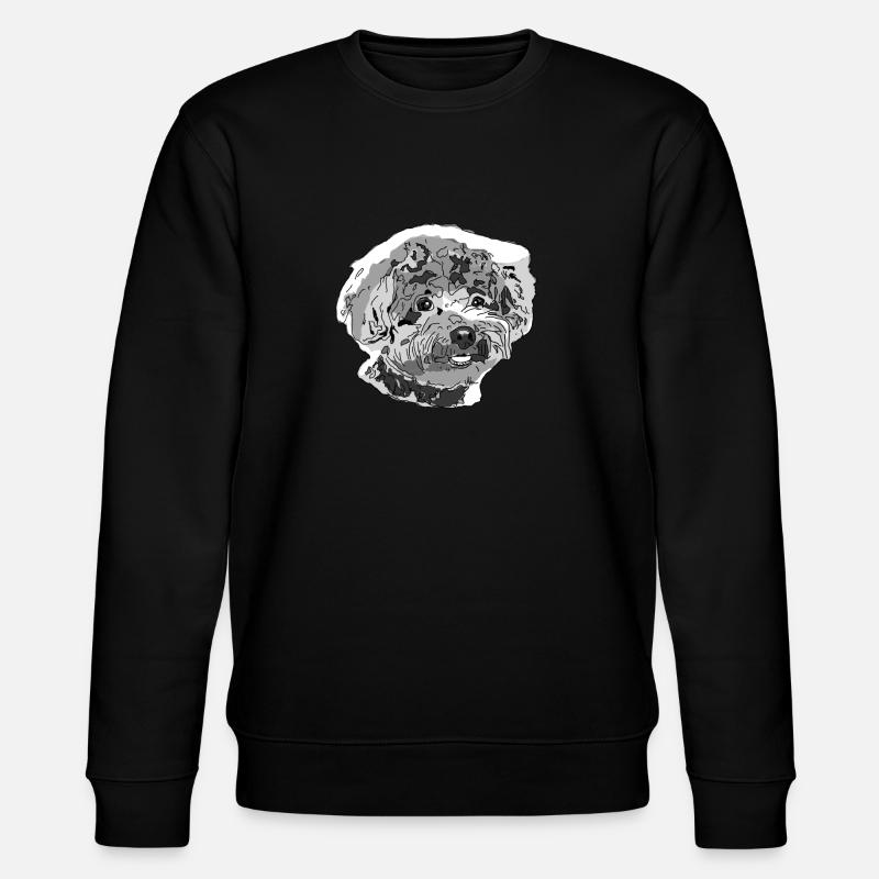 Pudel - Stanley/Stella Unisex Bio-Sweatshirt CHANGER  - Schwarz