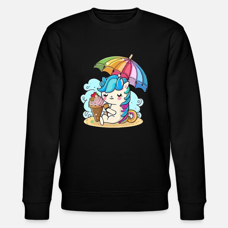 Unicorn Dreams - Stanley/Stella CHANGER Unisex Organic Sweatshirt - black