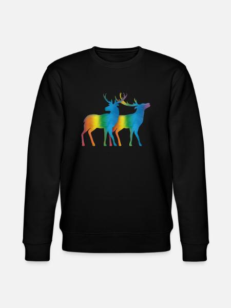 Hirsch - Stanley/Stella Unisex Bio-Sweatshirt CHANGER - Schwarz