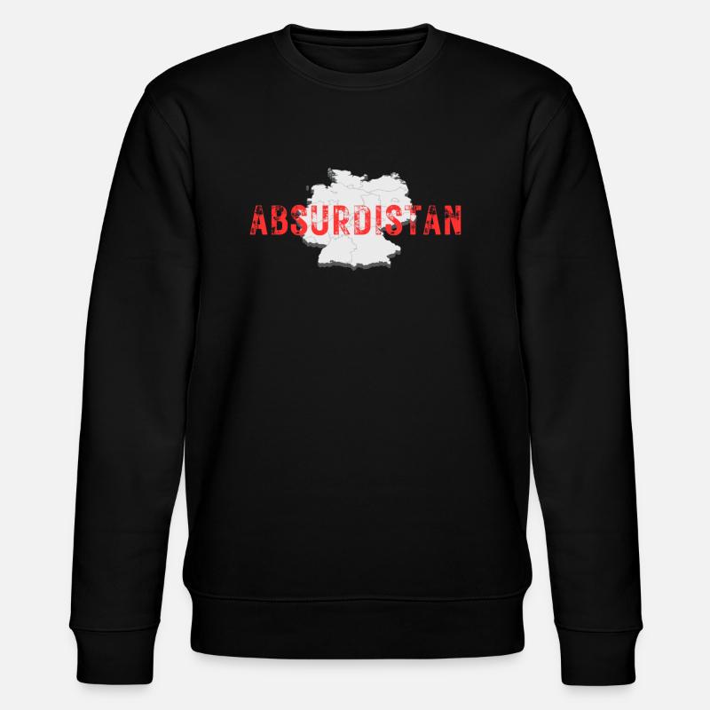 Absurdistan - Stanley/Stella Unisex Bio-Sweatshirt CHANGER  - Schwarz