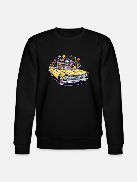 Eric en cabriolet - Sweat bio CHANGER Stanley/Stella Unisexe - noir