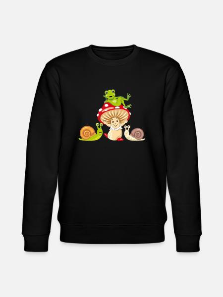 Best forest friends - Stanley/Stella CHANGER Unisex Organic Sweatshirt - black