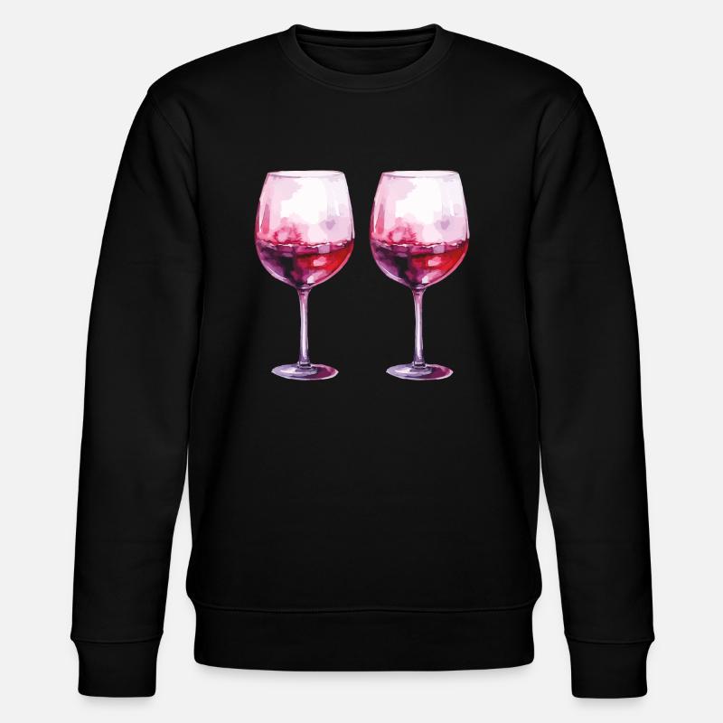 verres à vin - Sweat bio CHANGER Stanley/Stella Unisexe - noir