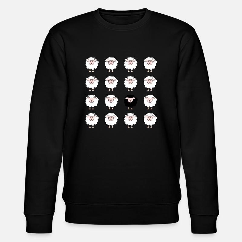 Sheep - Stanley/Stella CHANGER Unisex Organic Sweatshirt - black